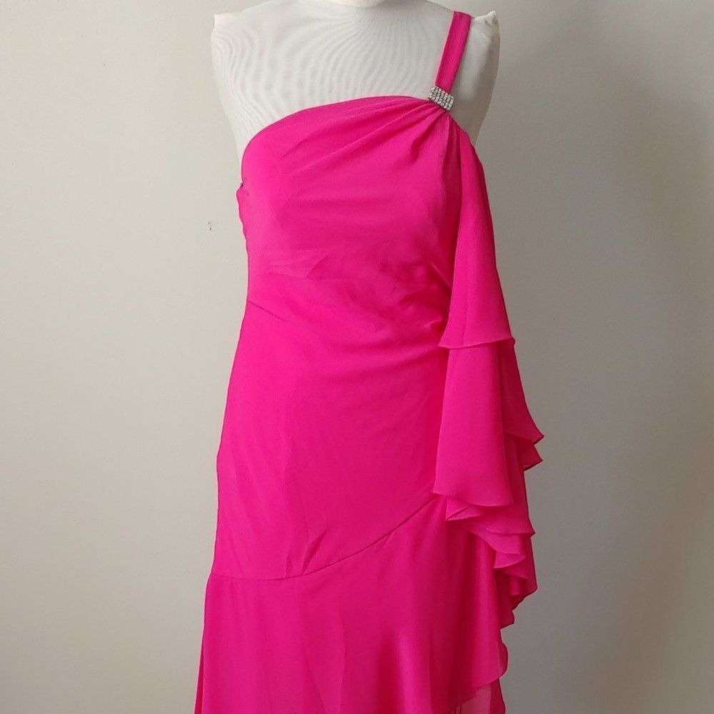 NWOT Princess Collection Formal Dress in Hot Pink